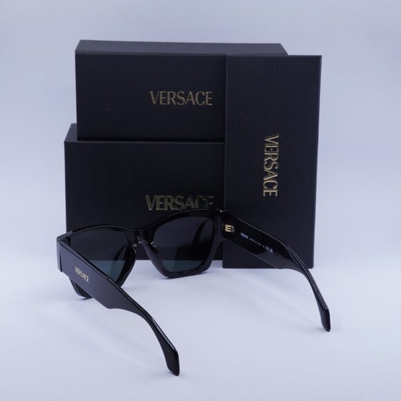 Versace VE4492U GB1/87 Square Sunglasses – Black/Dark Grey main image 5